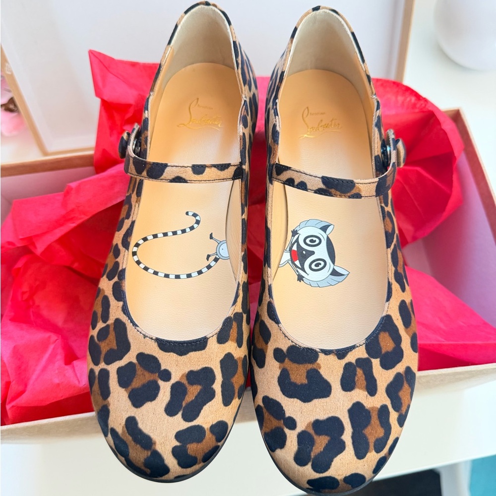 Christian Louboutin Leopard Print Flats